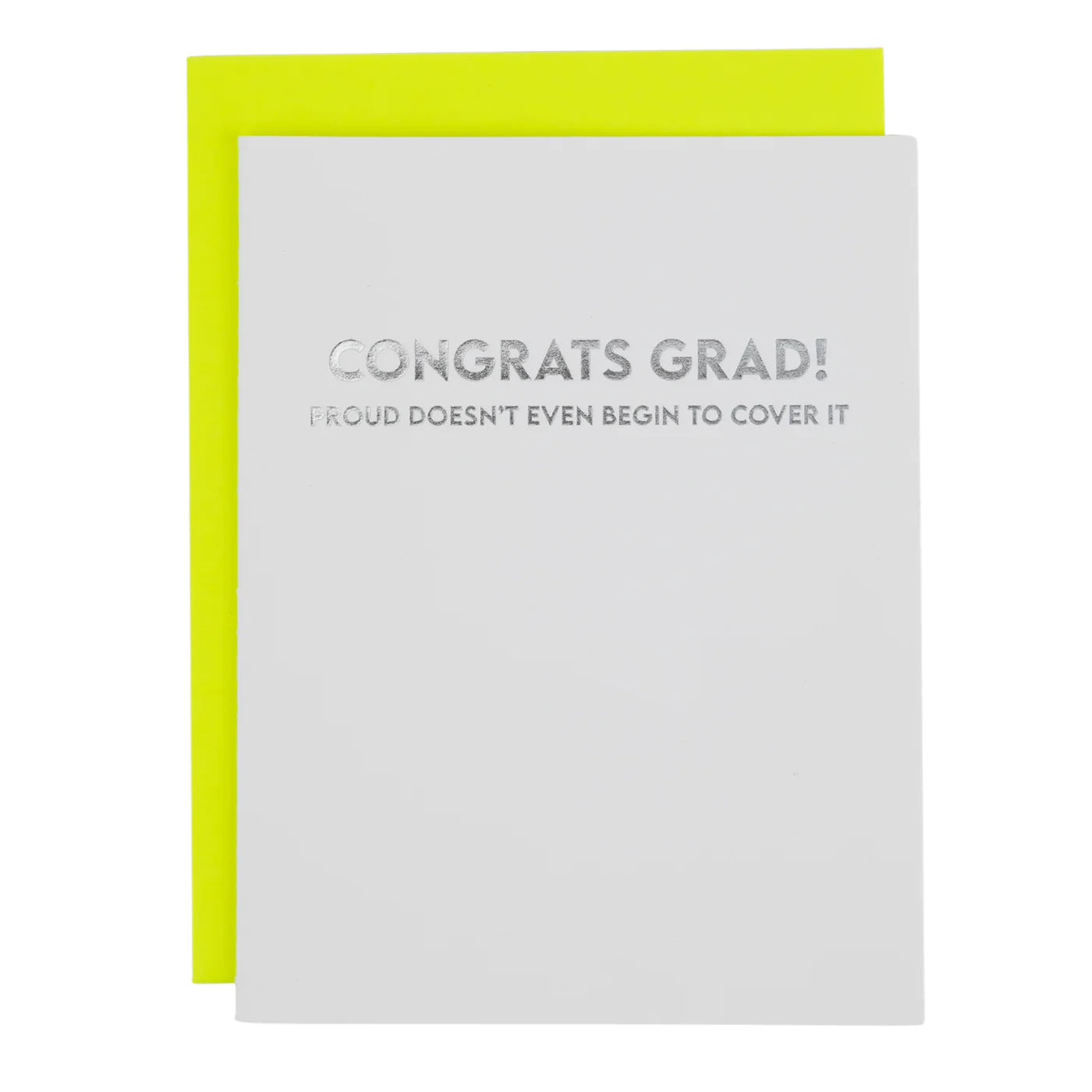 Congrats Grad Proud Doesn't Even Begin To Cover It Letterpress Card