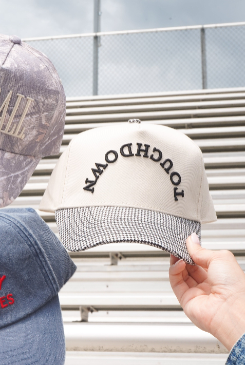 KENZKUSTOMZ Touchdown Hat |Black/White Houndstooth