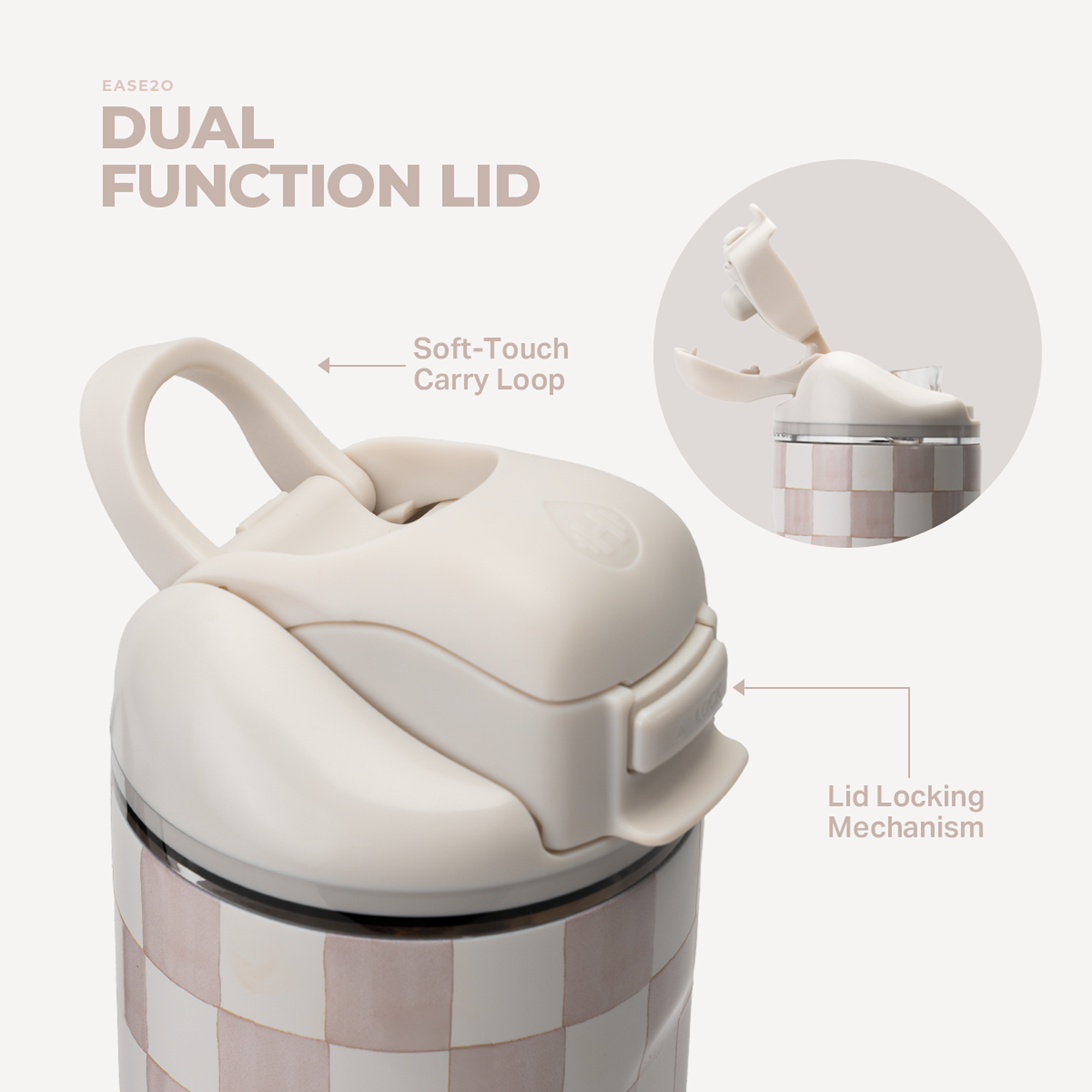 Hydrojug 24 Ease2o Water Bottle | Sandstone
