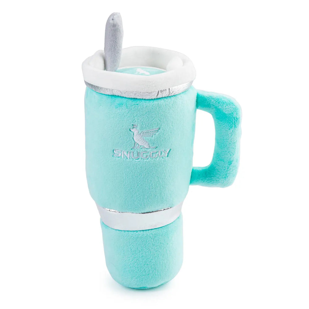 Snuggly Cup Dog Toy | Teal