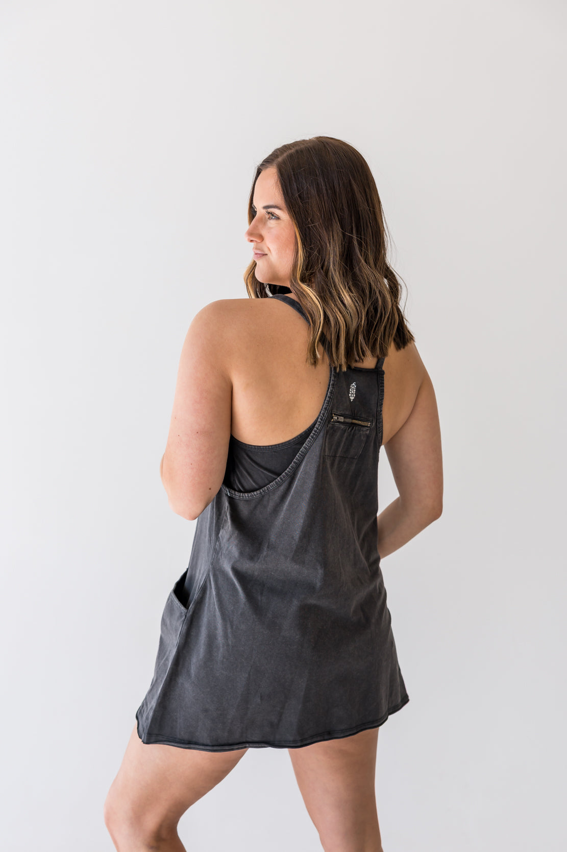 Hot Shot Mini Dress | Black