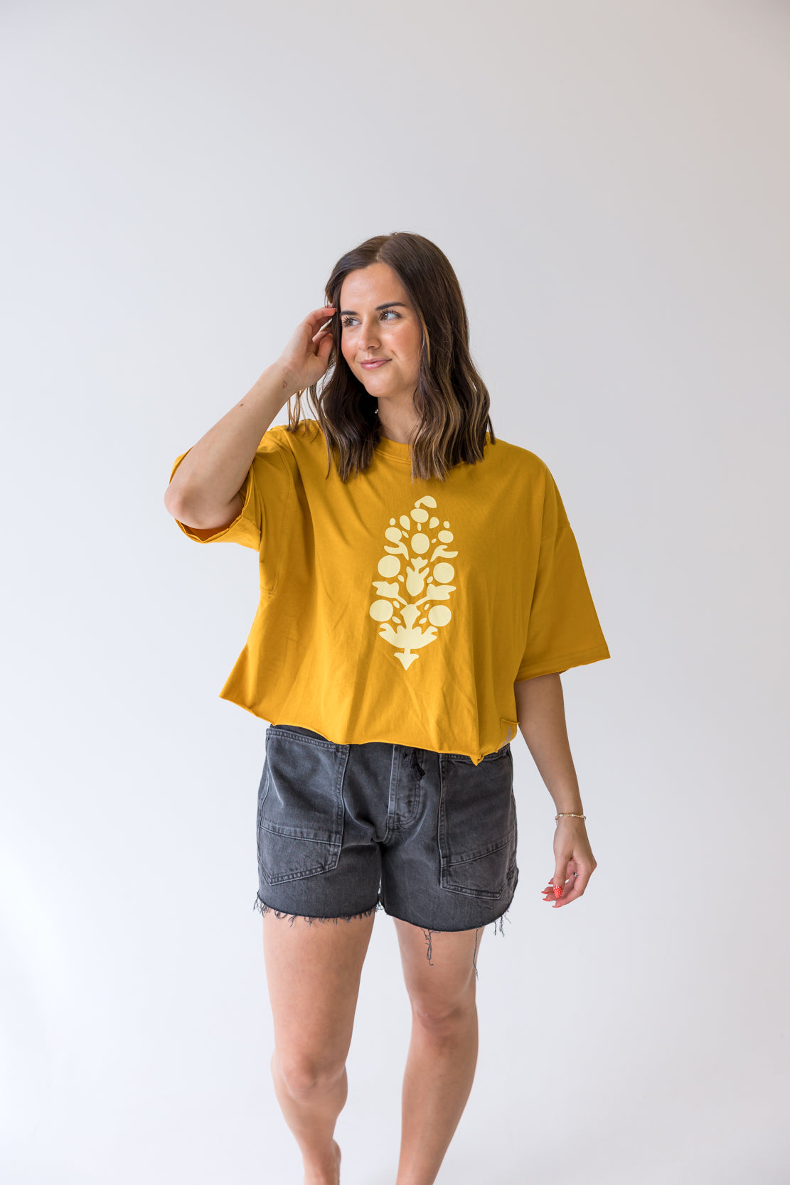 Inspire Buti Logo Tee | Ember Glow/Daylight