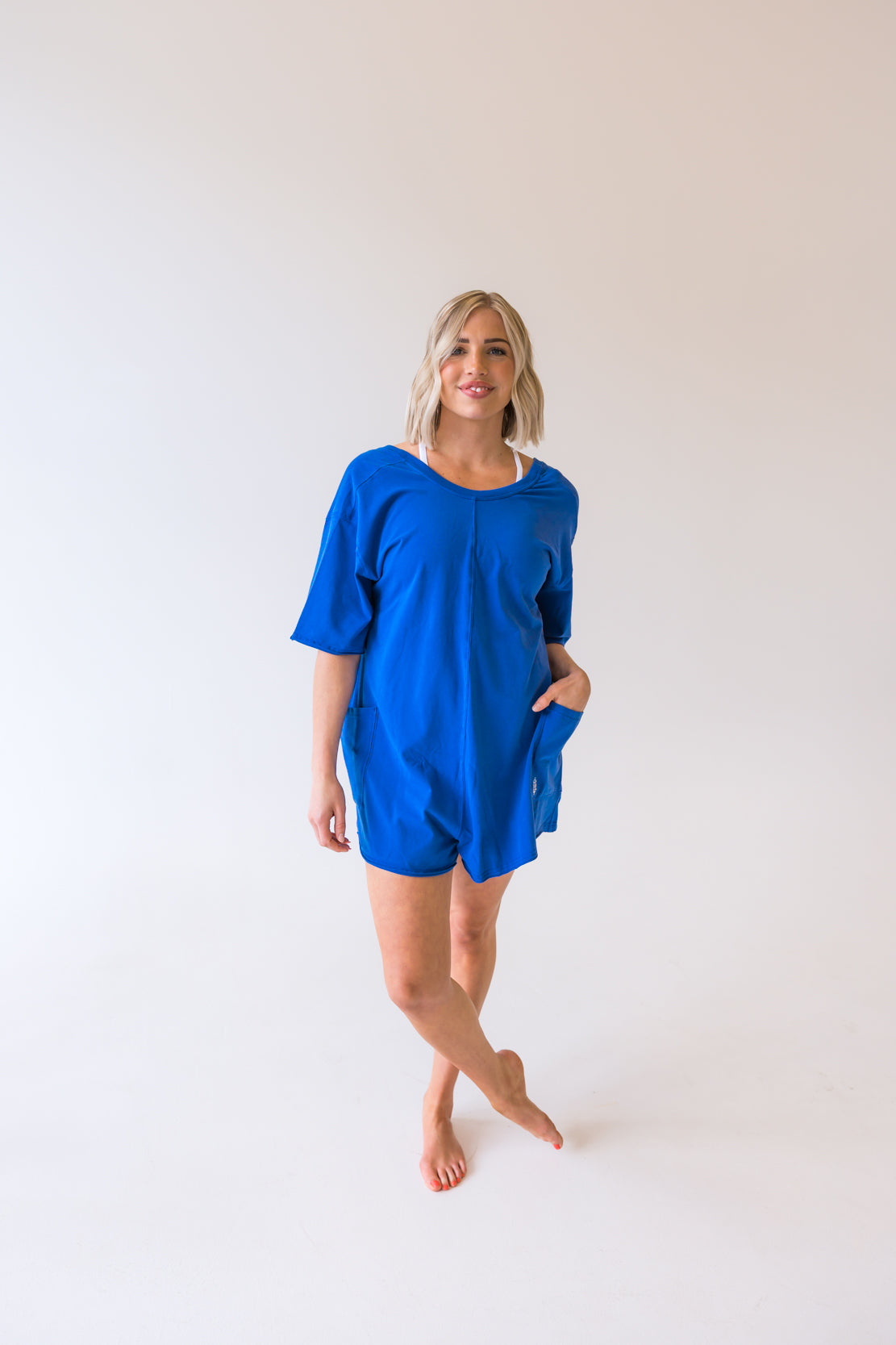 Hot Shot Tee Romper | Electric Shock
