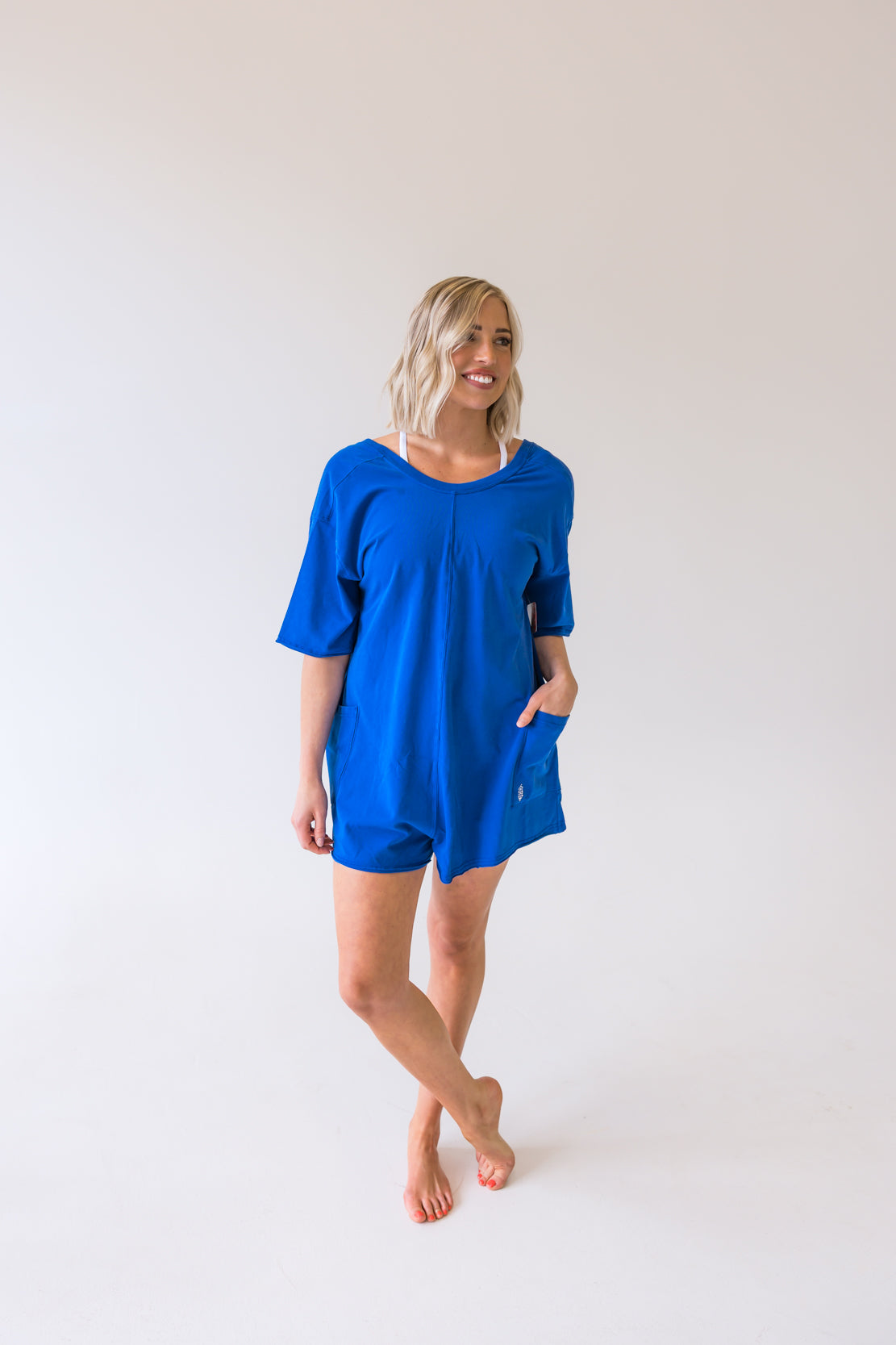 Hot Shot Tee Romper | Electric Shock