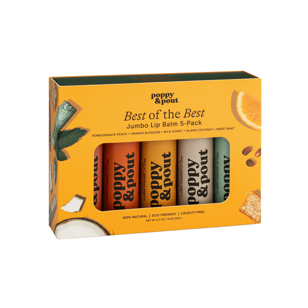 Lip Balm Gift Set 5 Pack | Best of the Best