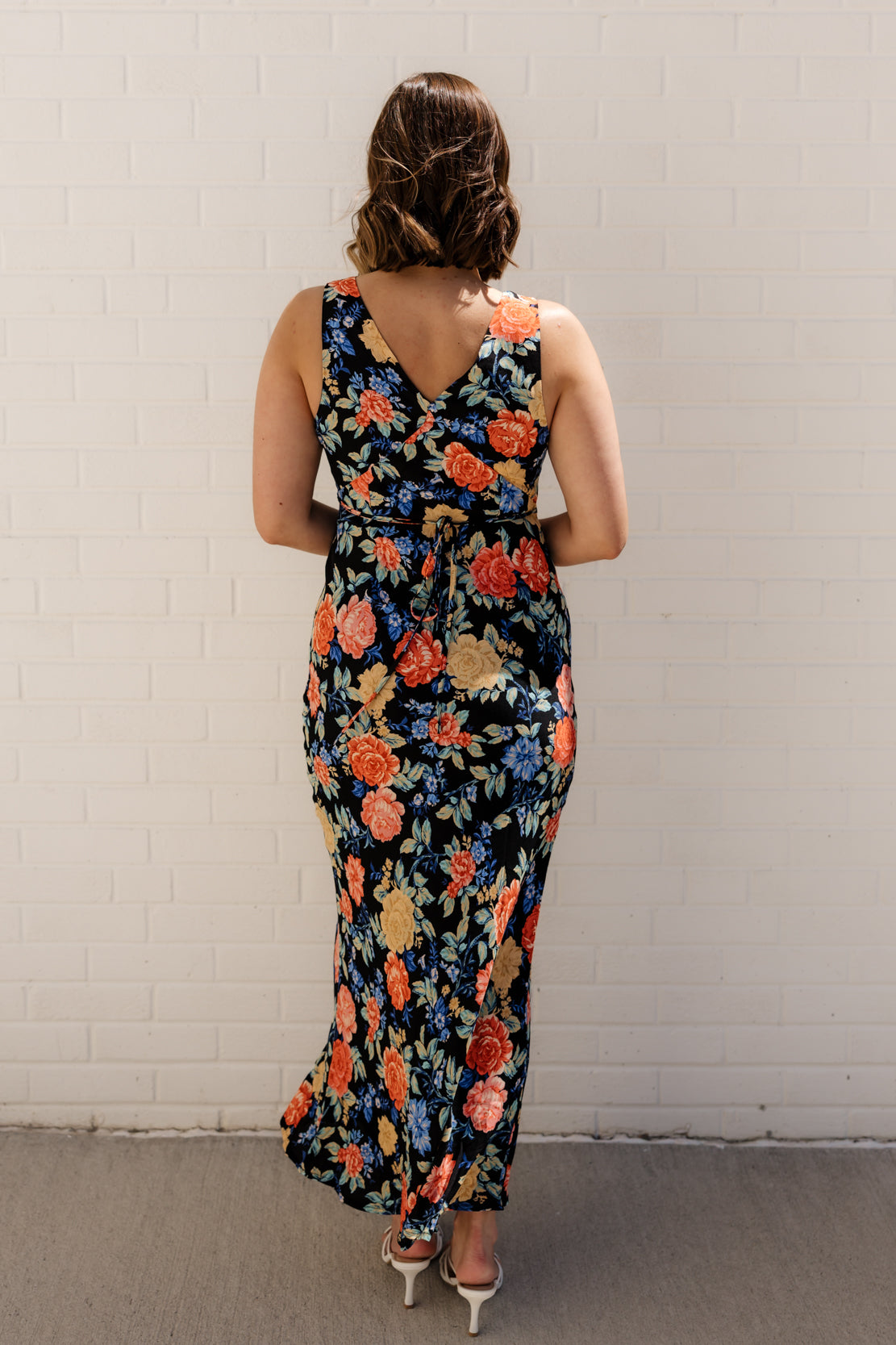 Alix Floral Tie Back Maxi Dress | Summer Nights