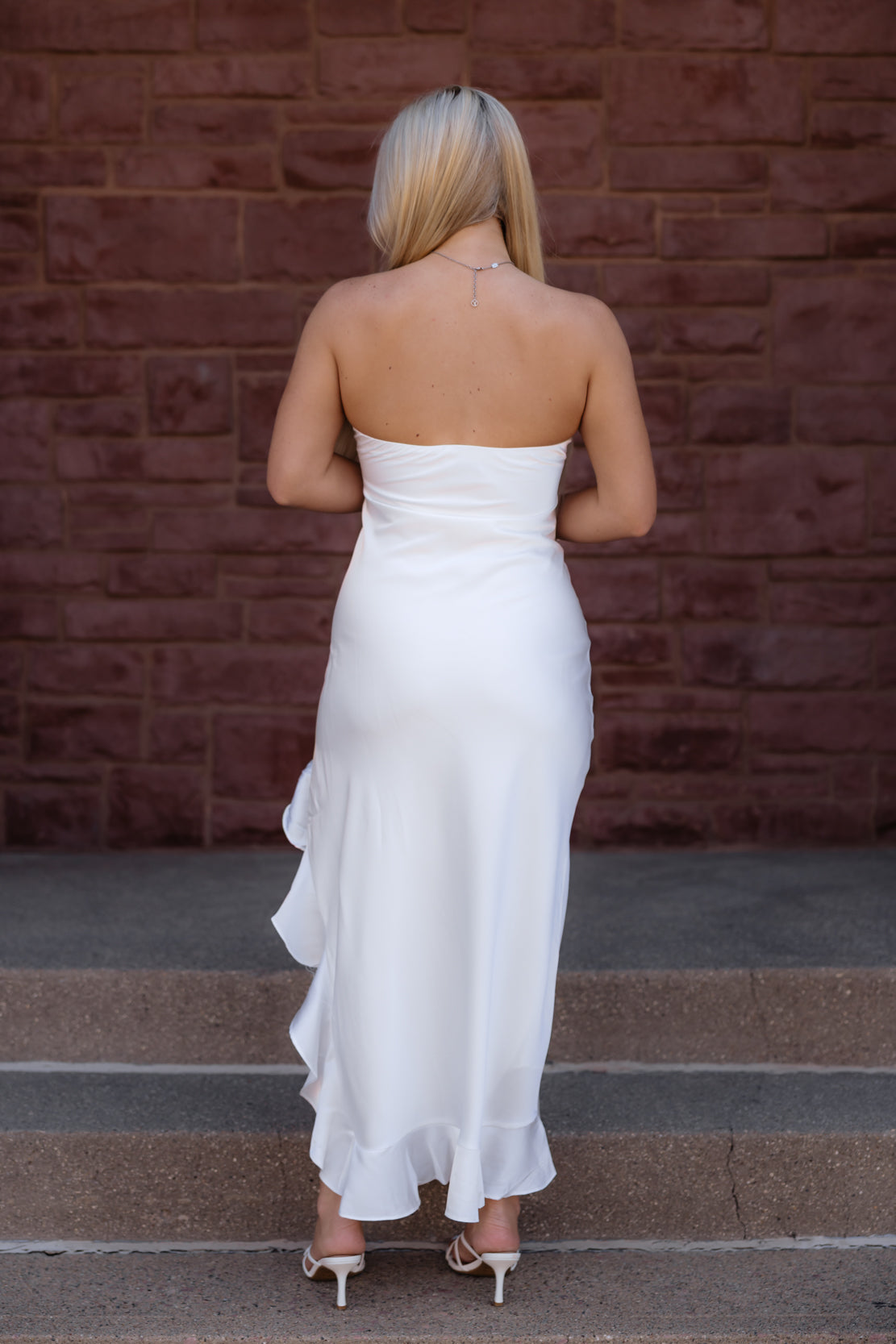 Raelynn Strapless Maxi Dress | Ivory