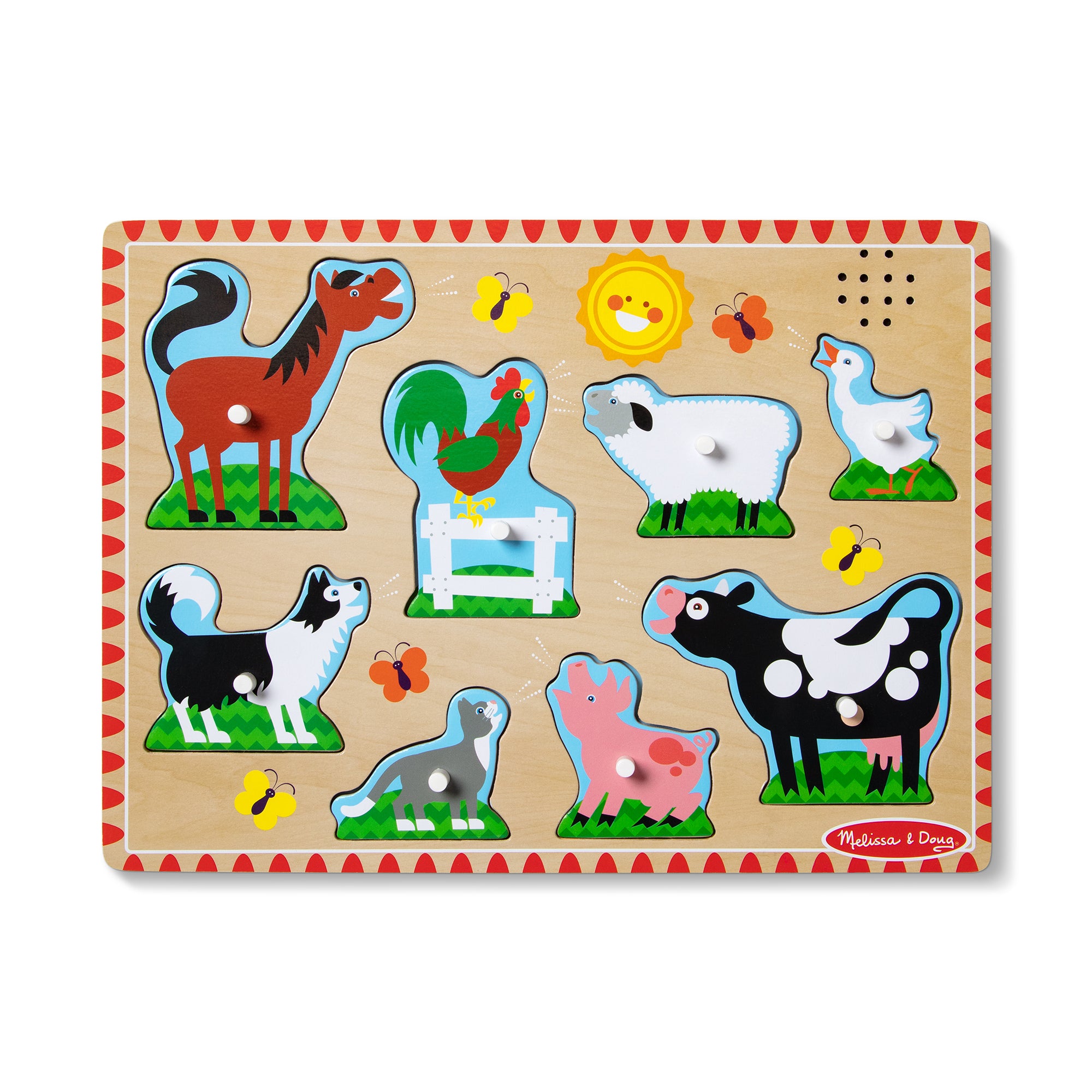 Farm Animals Sound Puzzle 8Pc.