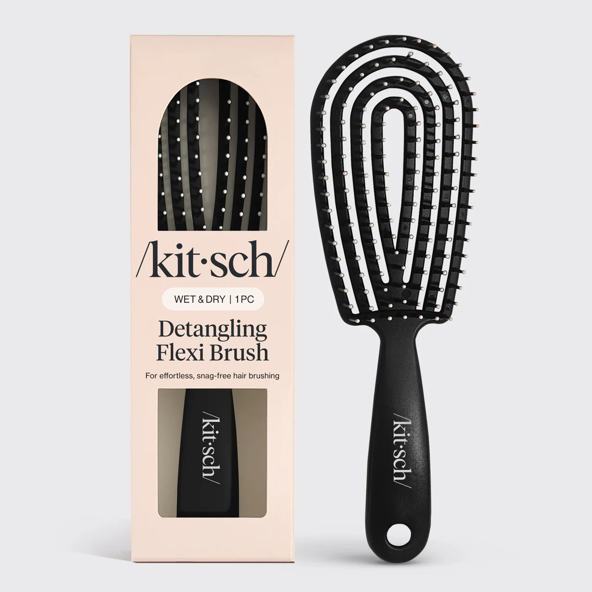 Kitsch Detangling Flexi Brush | Black