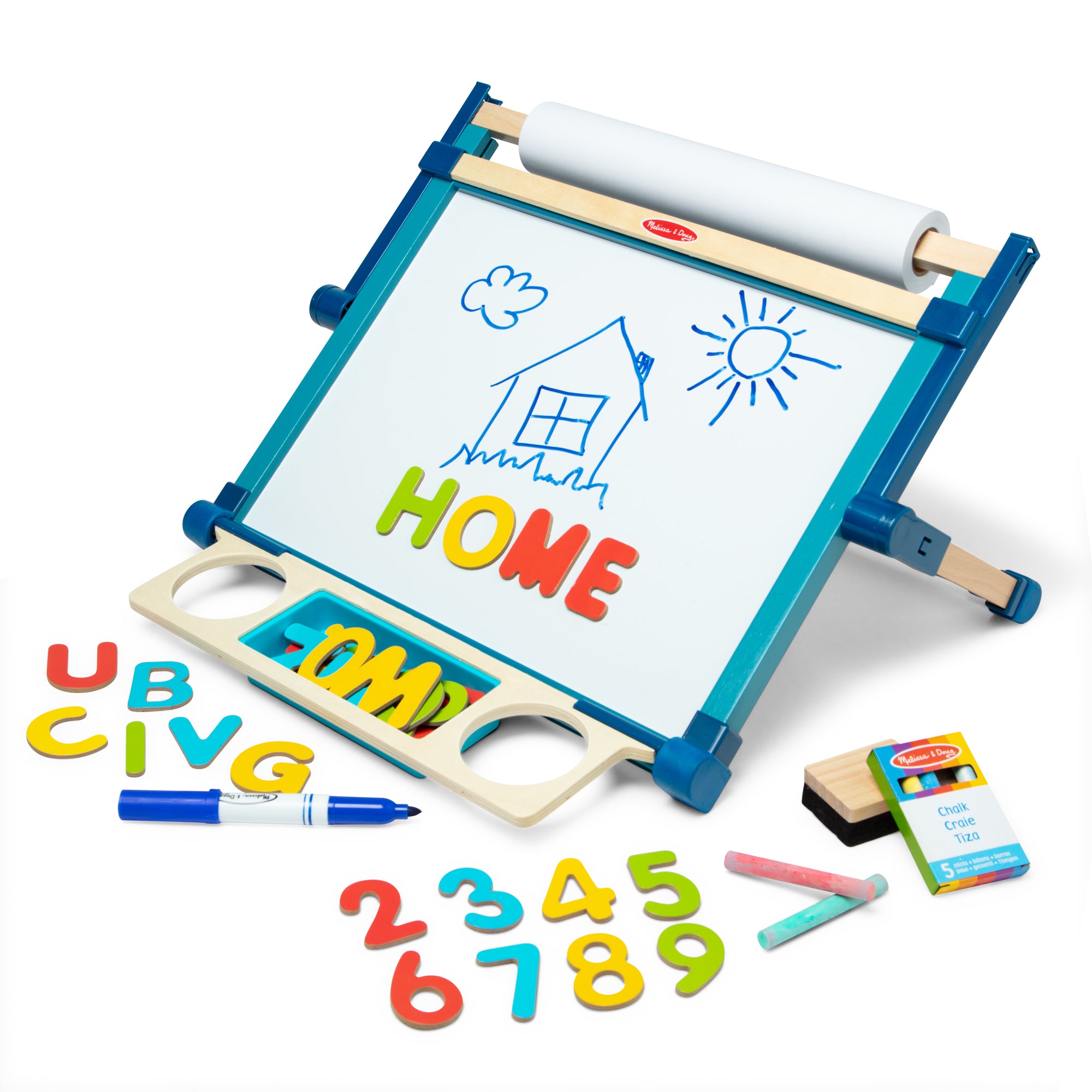 Magnetic Double Sided Tabletop Easel