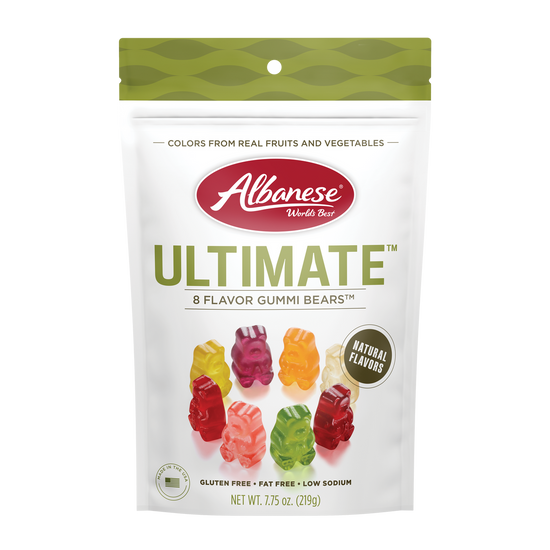 Ultimate 8 Flavor Gummi Bears 7.75oz.