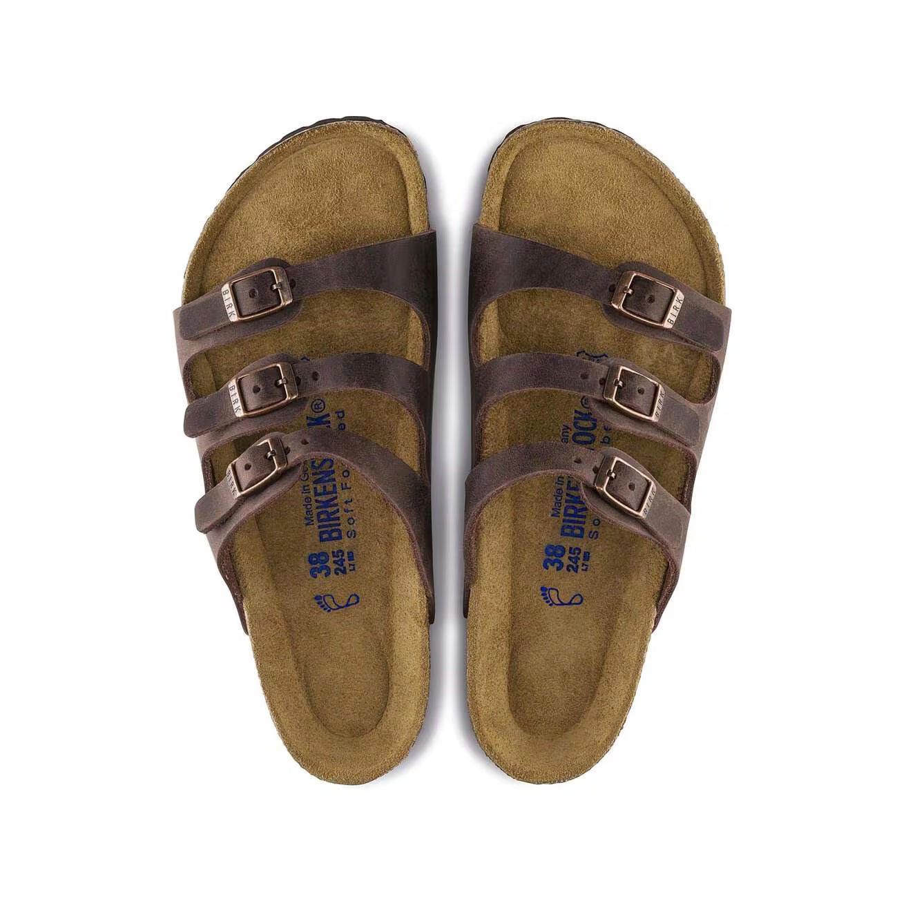 Birkenstock Florida SFB R | Oiled Leather Habana