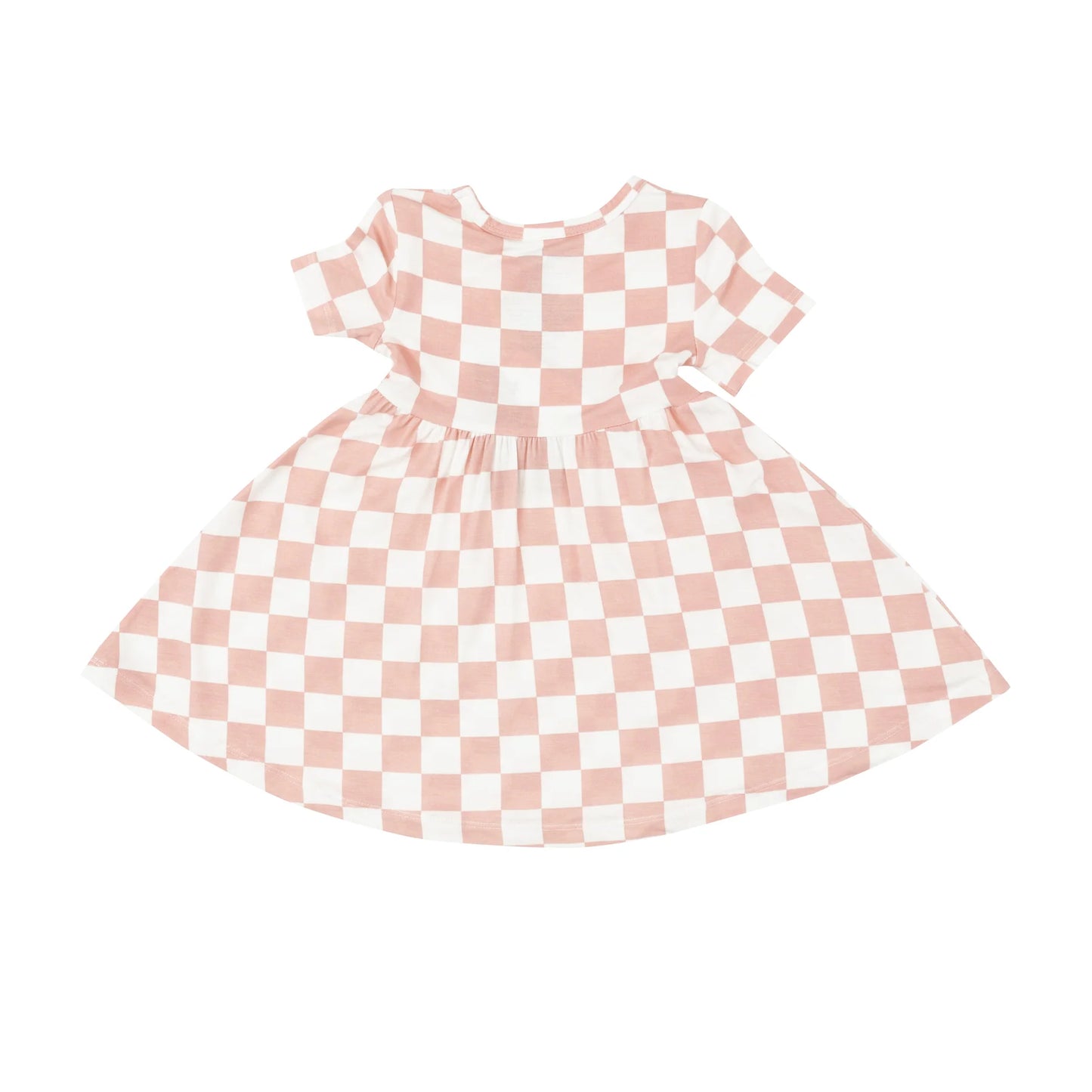 Twirly Dress | Pink Checkered