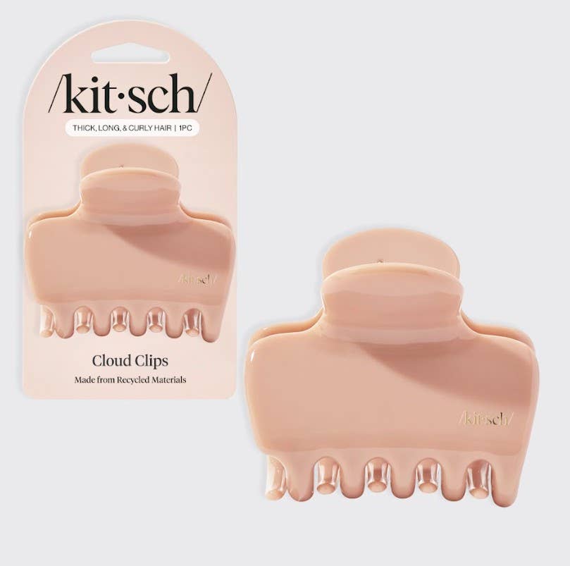Recycled Plastic Puffy Cloud Clip 1pc | Rosewood