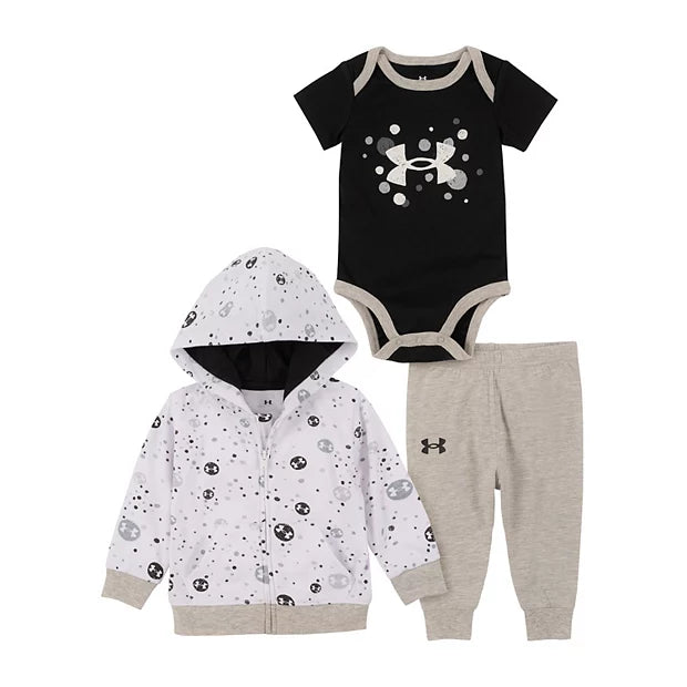 Under Armour 3 Pc. Scribble Dots | White