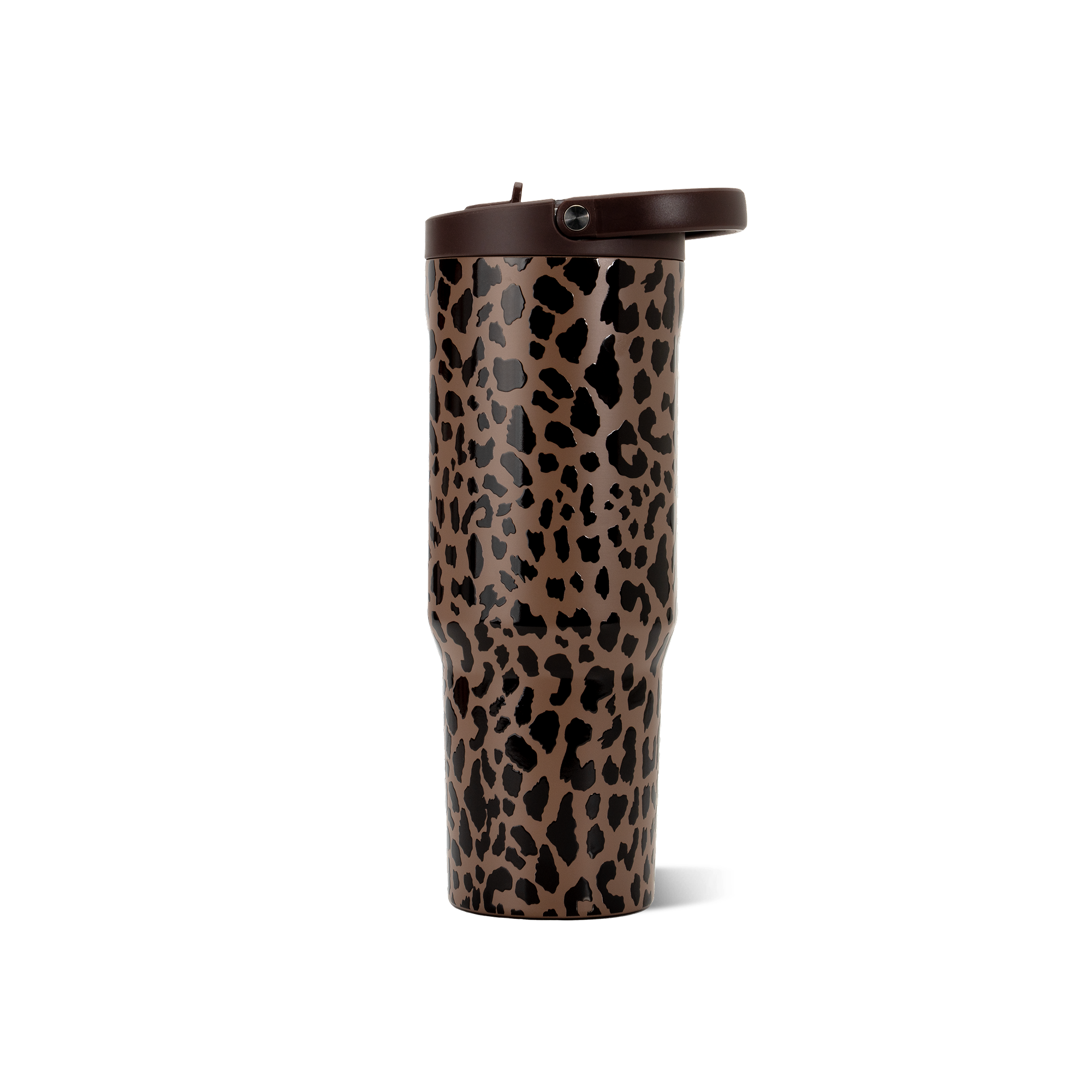 HydroJug 32 oz Sport Water Bottle | Brown Leopard