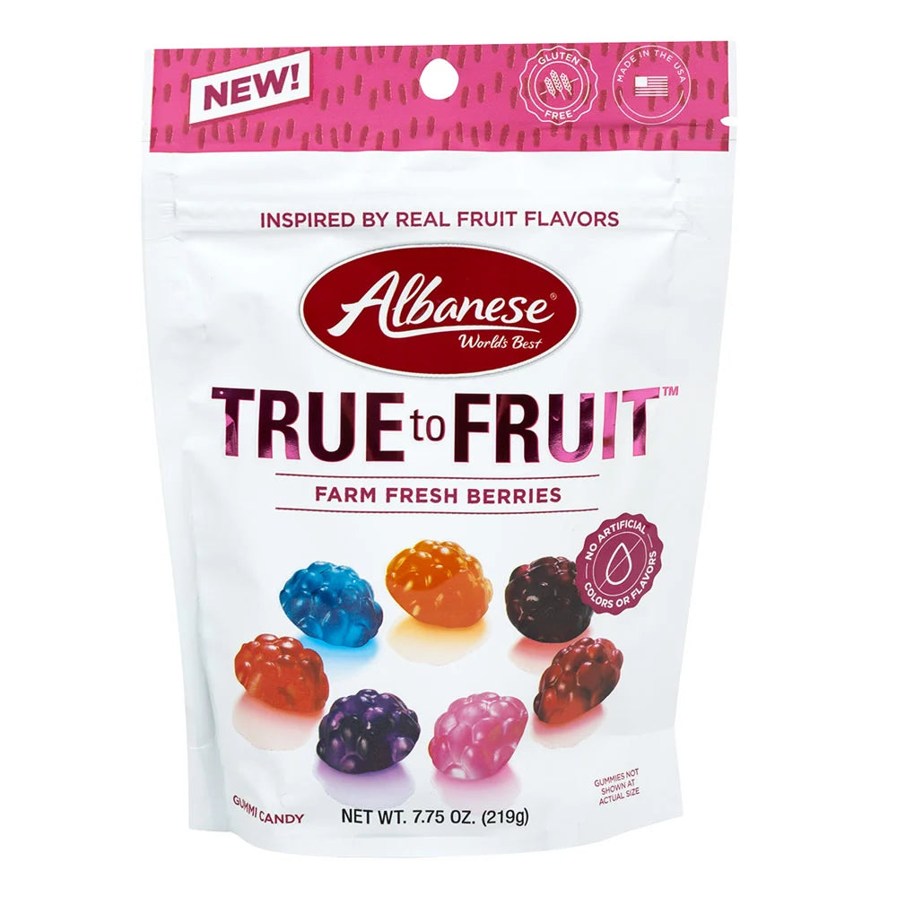 Albanese True to Fruit Farm Fresh Berries