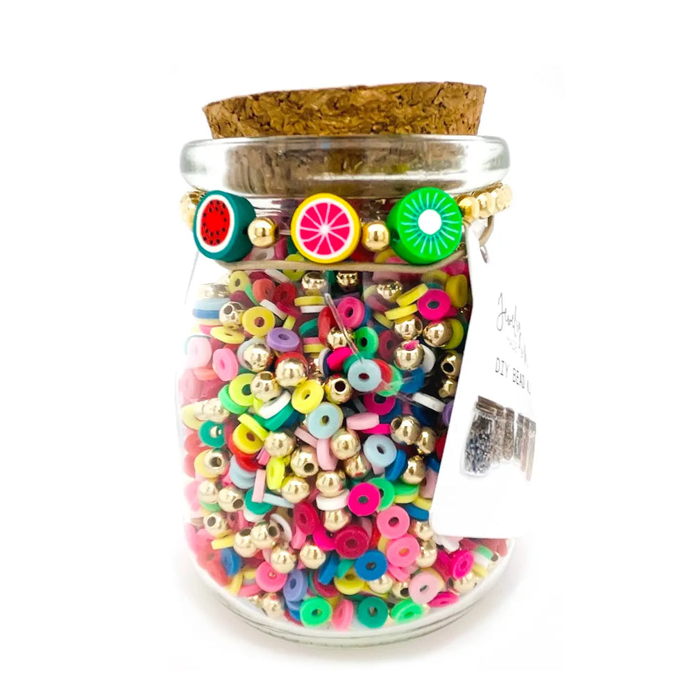 Fruity Slices Bead Jar