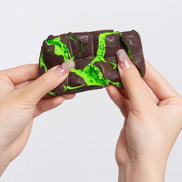 Wax Squishies® Chocolate Bar Wax Crackle Fidget Clay Toy
