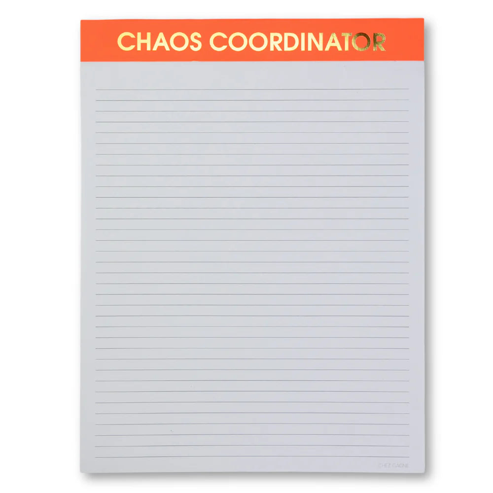 Large Memo Notepad | Chaos Coordinator