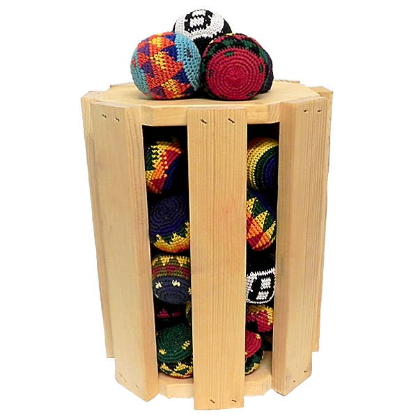 Crochet Hacky Ball Kick Sack Toy