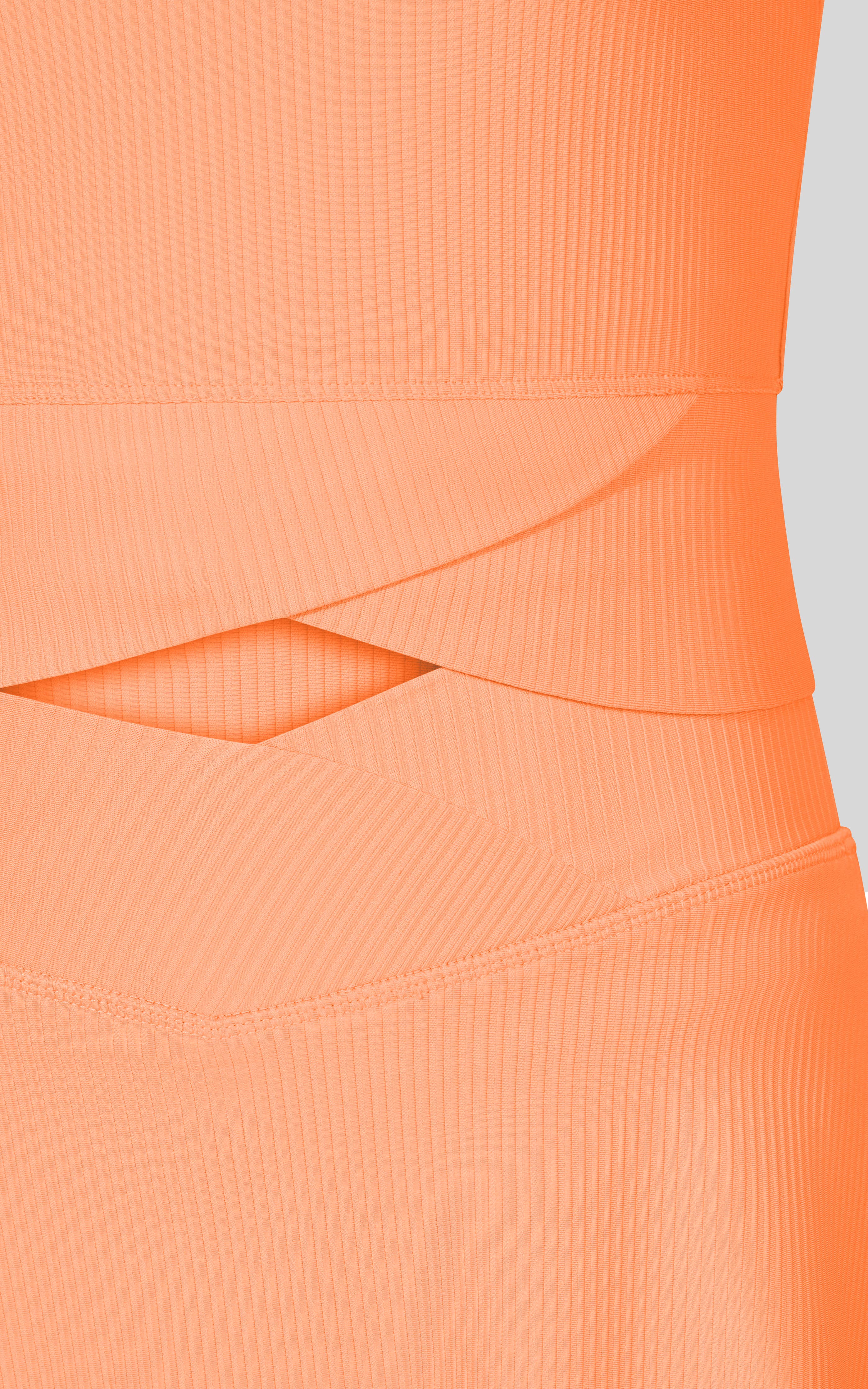 Little Girl Rib Marie Crossover Top and Skort Set | Oceantide