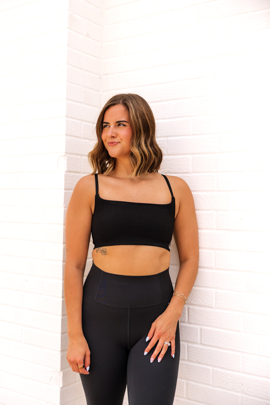 Tighten Up Mini Bra | Black