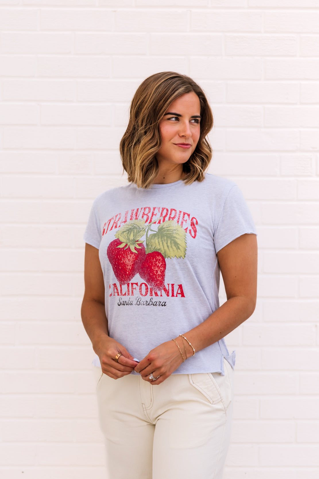 We The Free Nova Graphic Tee | Strawberry Combo