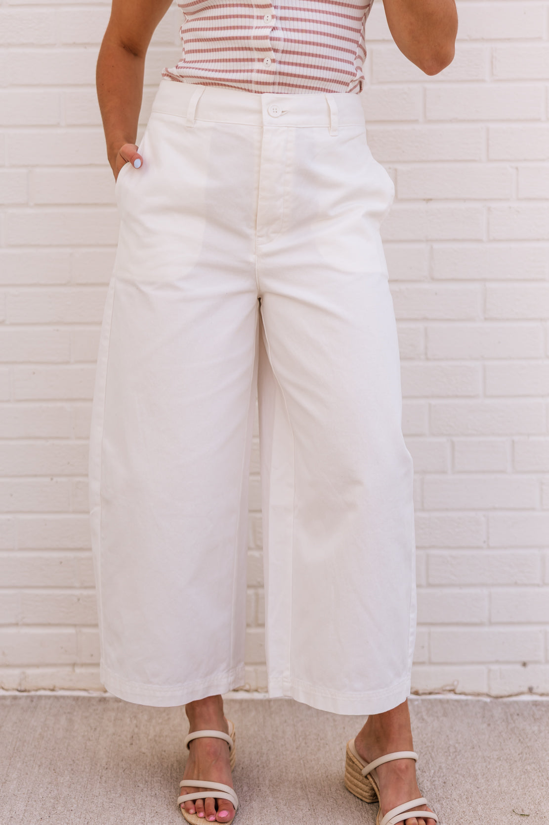 We The Free Lay Down Chino Trousers | Clean Ivory