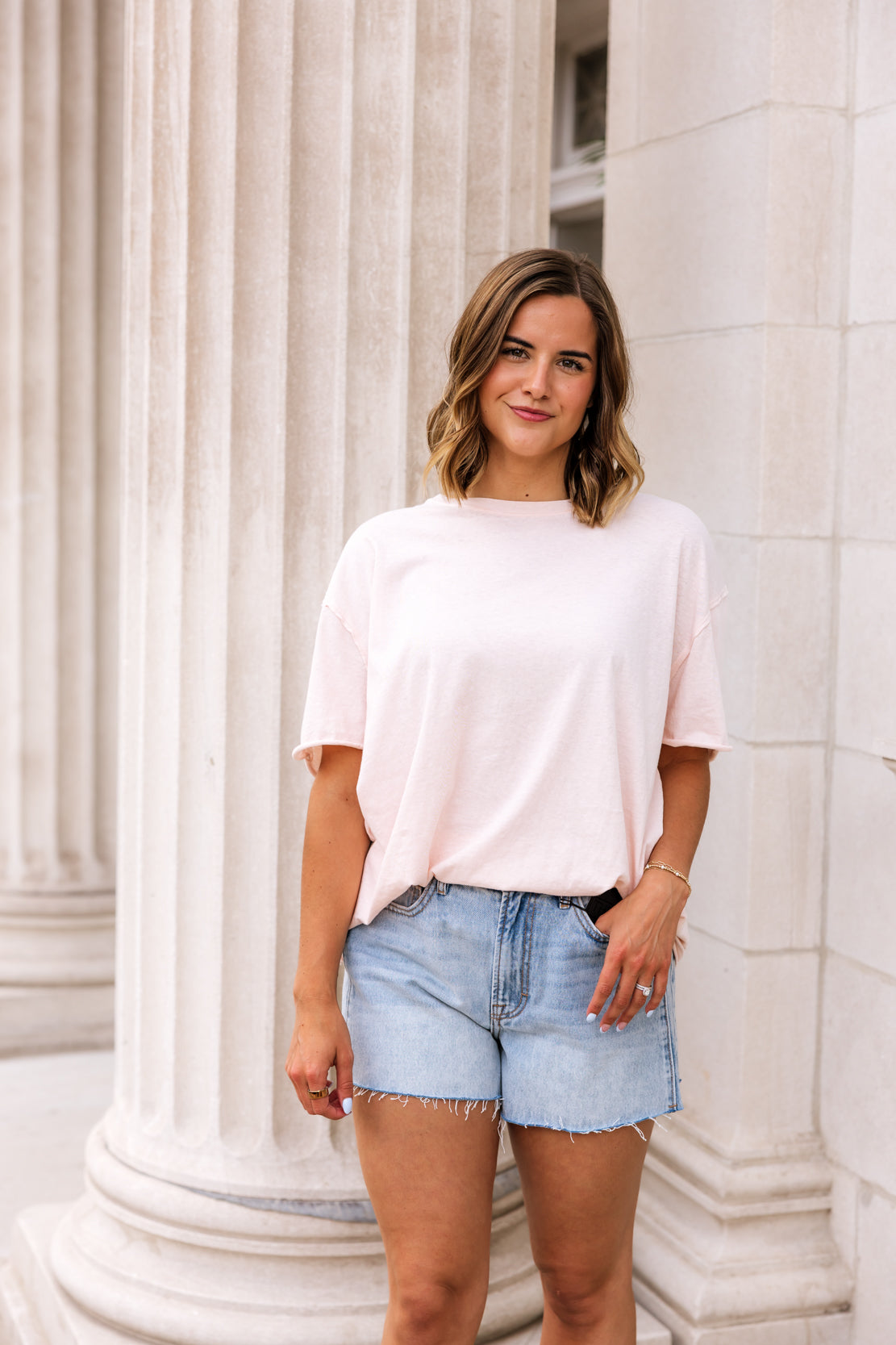 We The Free Nina Tee | Blushing Peony