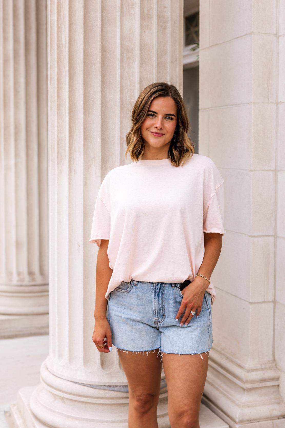 We The Free Nina Tee | Blushing Peony