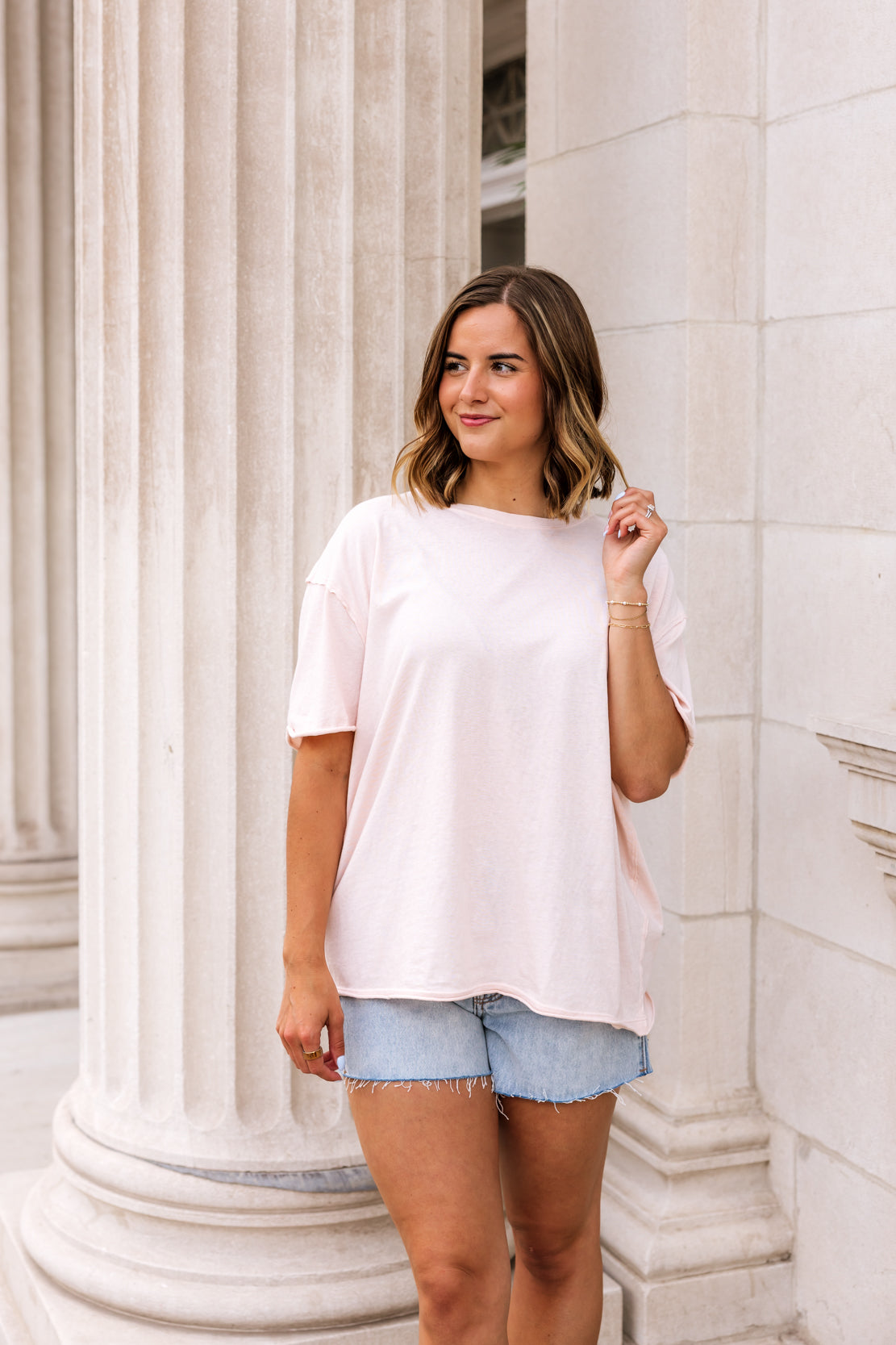 We The Free Nina Tee | Blushing Peony