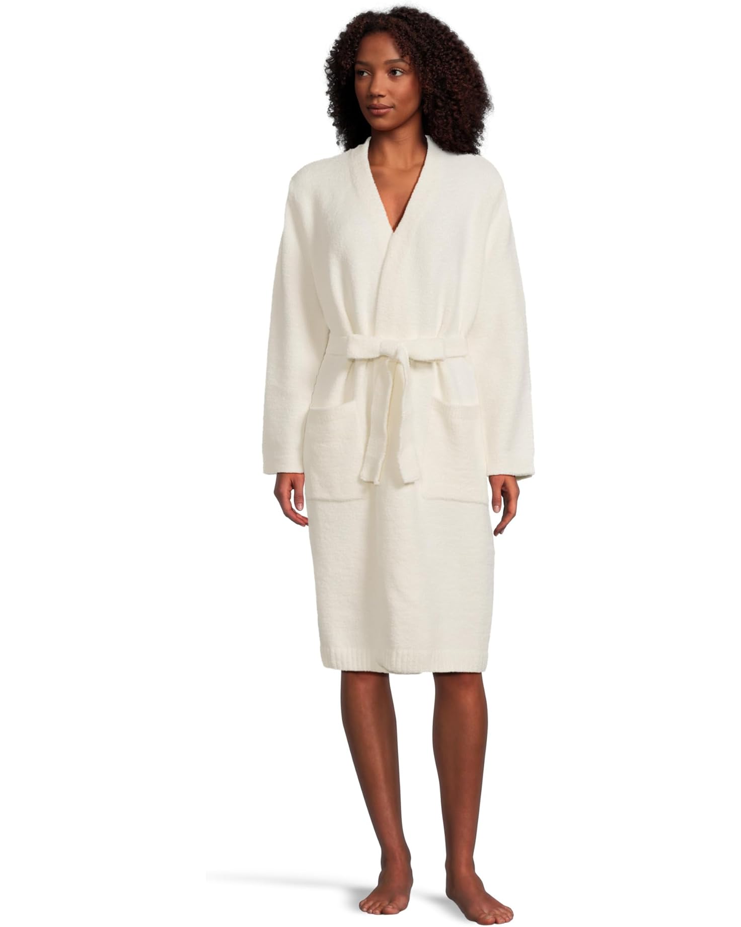 Barefoot Dreams Luxe Robe Rib | Pearl