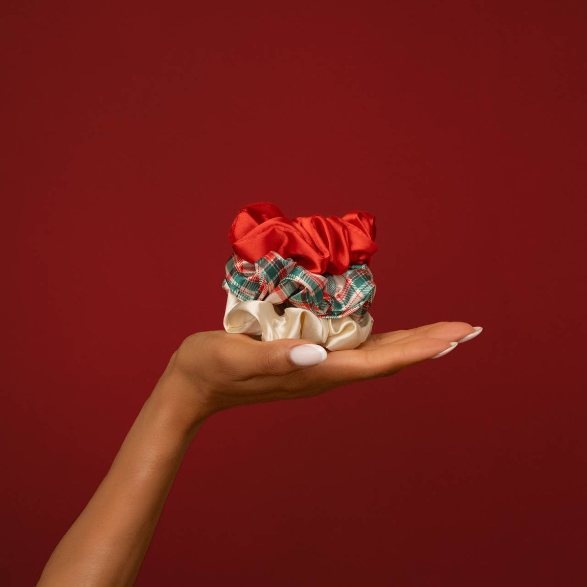 Holiday Scrunchies 3pc Set | Multi-color