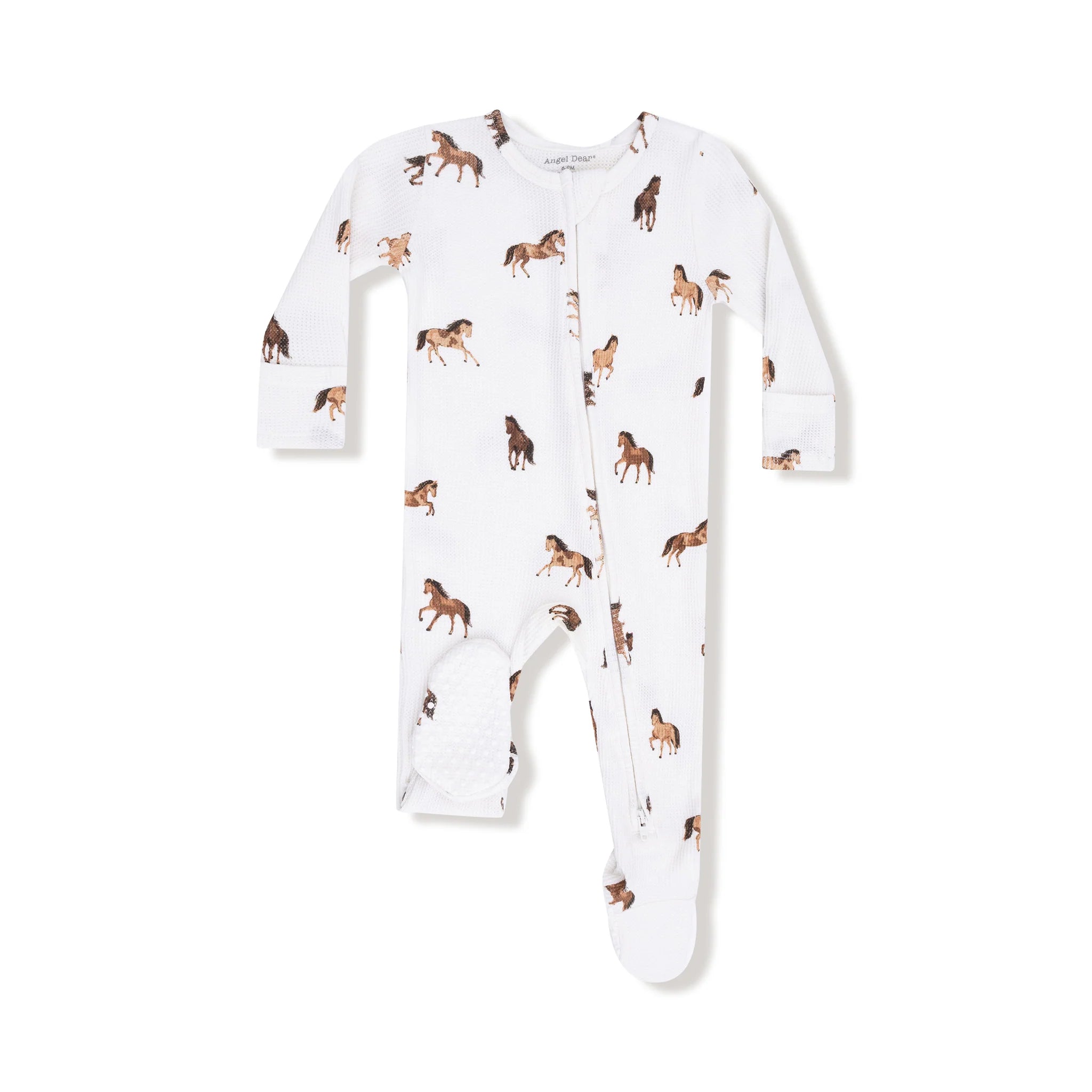 Angel Dear 2 Way Zipper Footie | Mini Horses