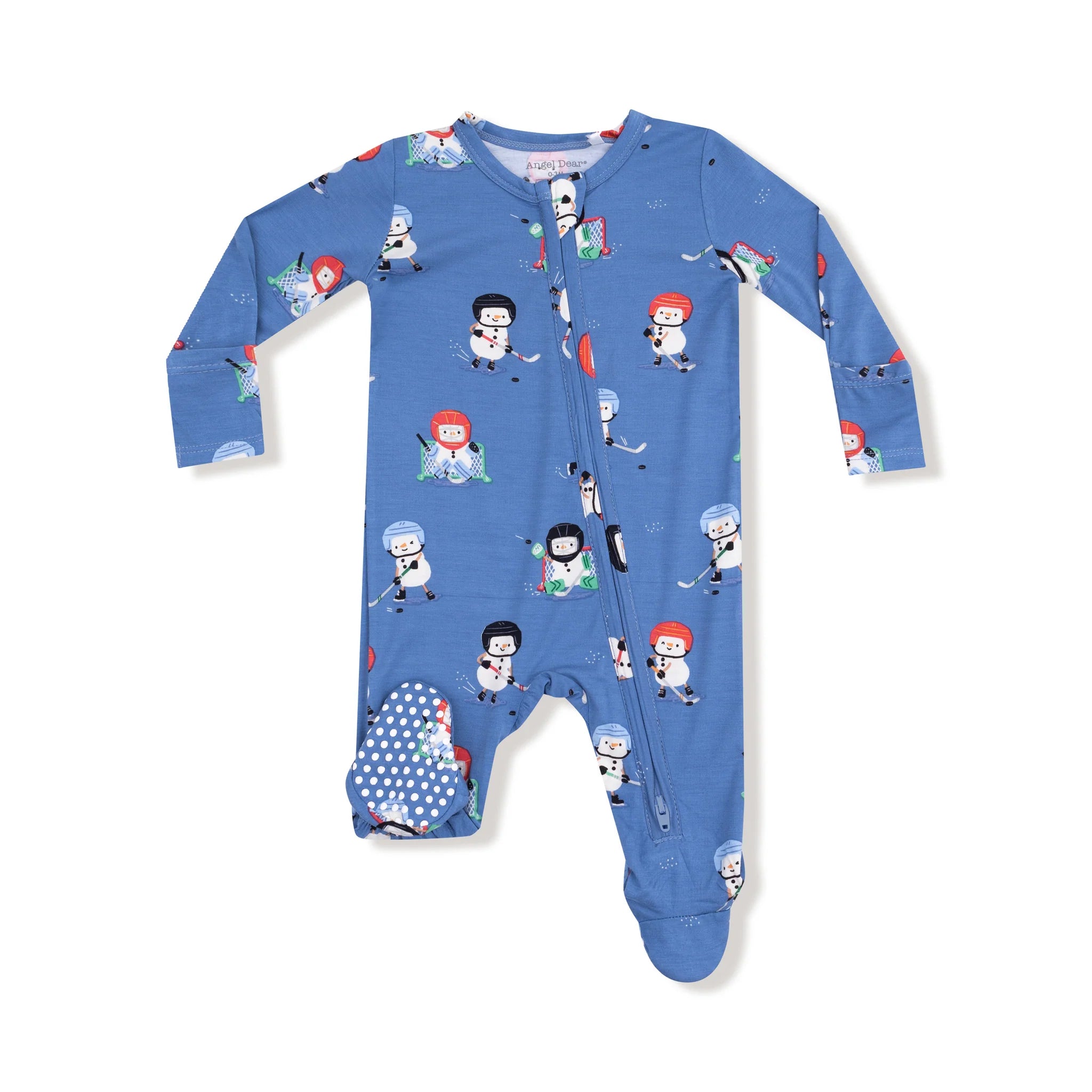 Angel Dear 2 Way Zipper Footie | Snow Folks Ice Hockey