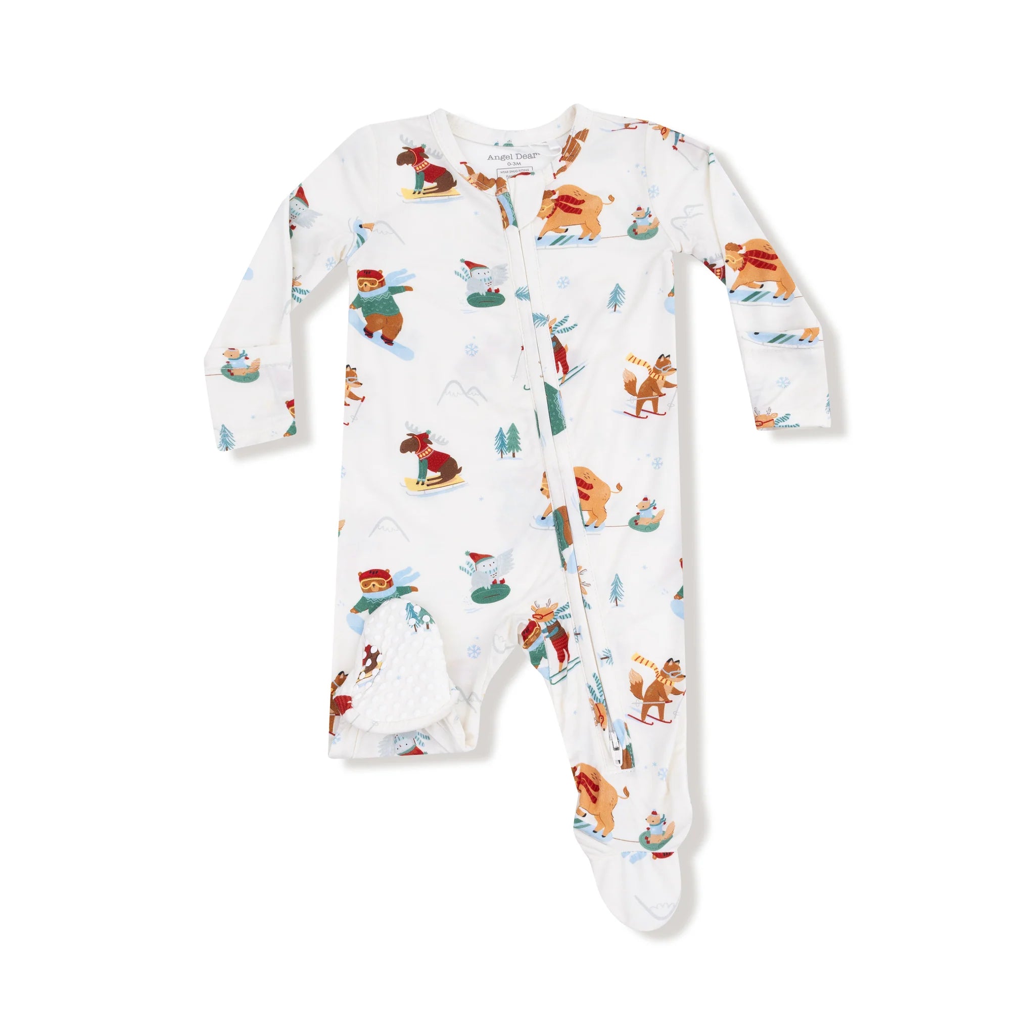 Angel Dear 2 Way Zipper Romper | Winter Animal Sports