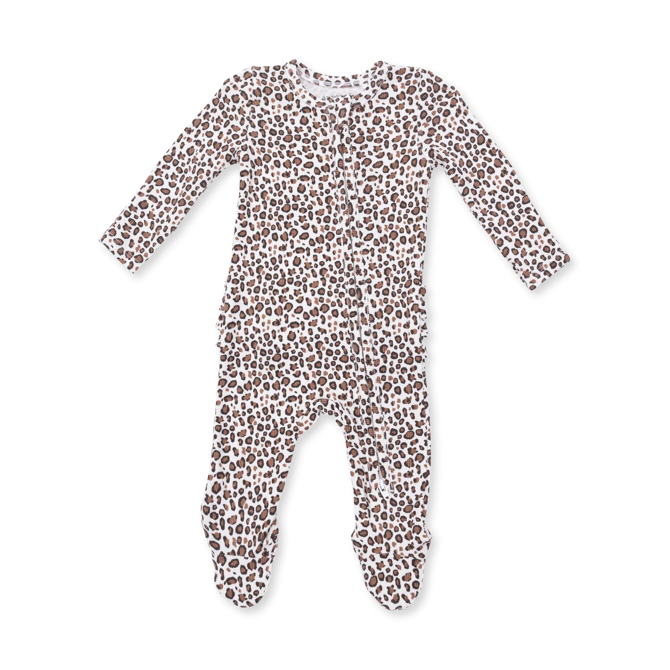 Angel Dear Footie | Leopard Rib