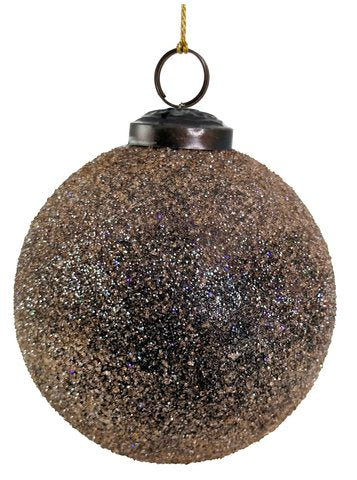 65304 Glass Ball Black Sand Glitter