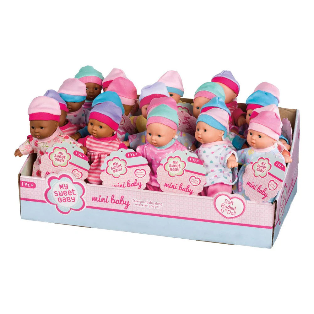 Mini Babies Asst Skin Tones