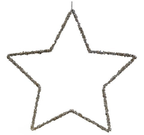 66650 Wire Open Star 25cm