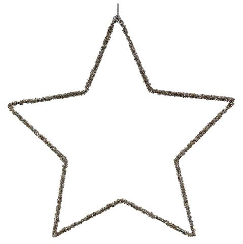 66651 Wire Open Star 30cm