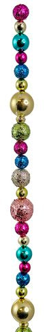 66685 Glitter Beaded Garland