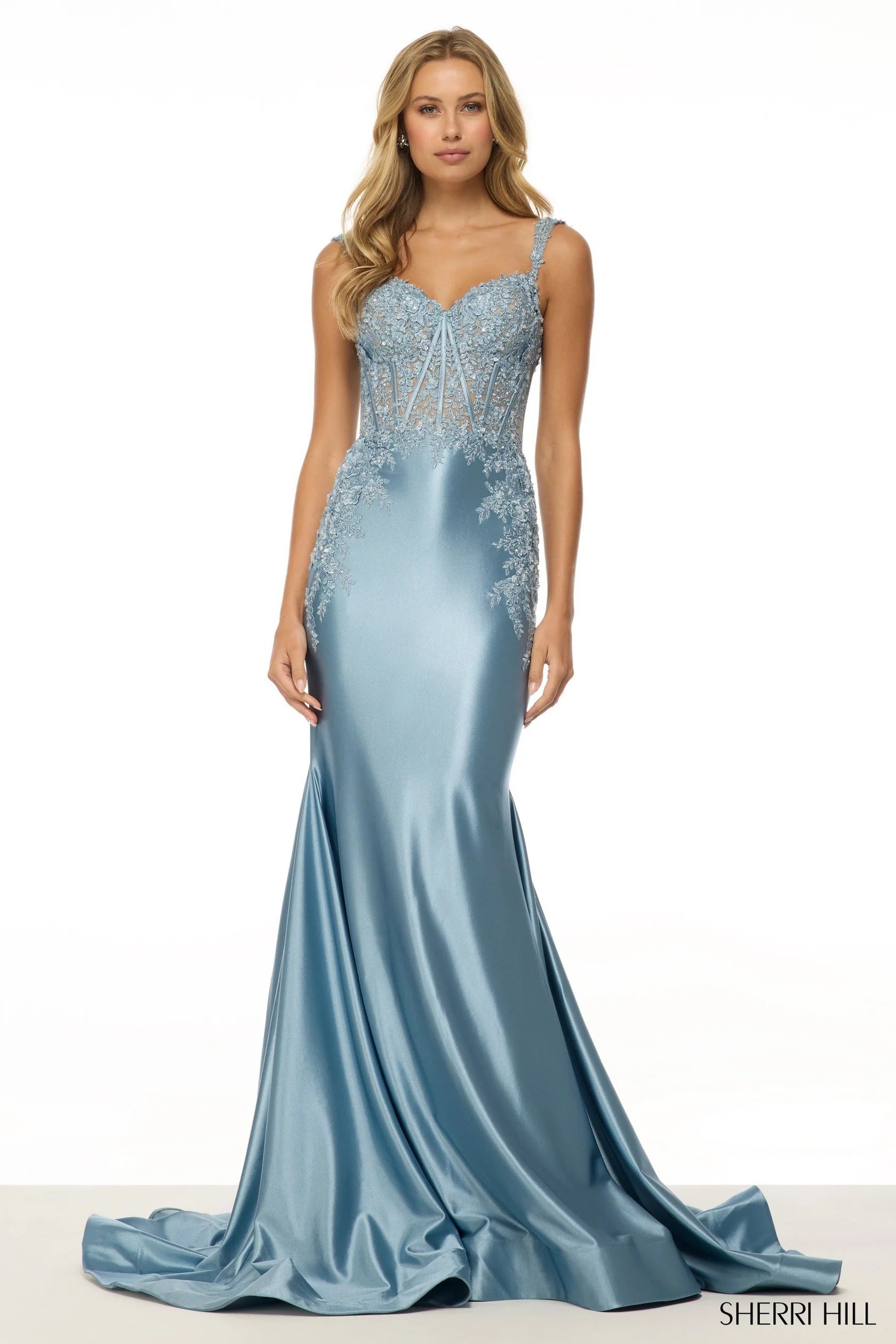 Prom Dress 57132 | Vintage Blue