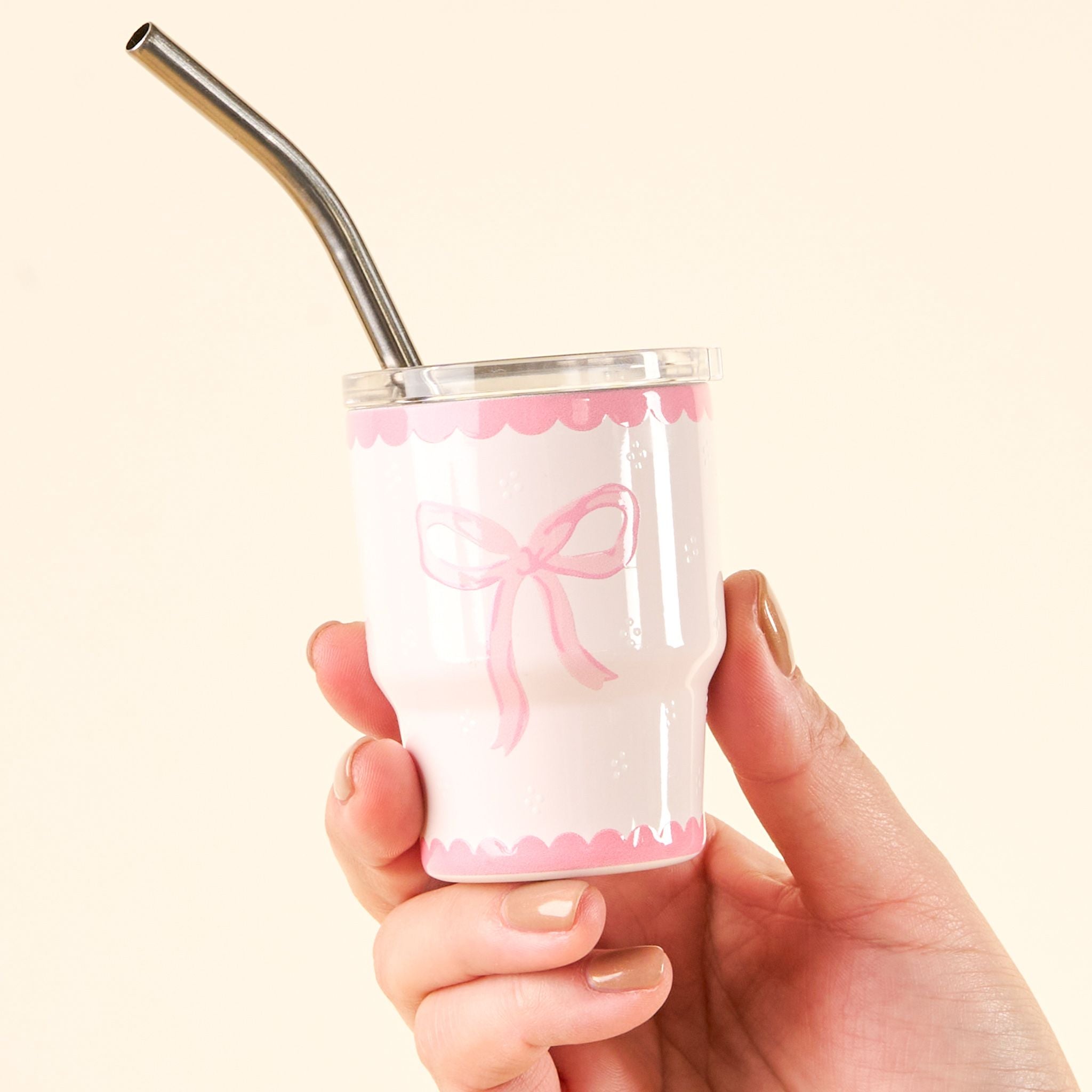 Mini Tumbler 2 oz. | Bow Pink