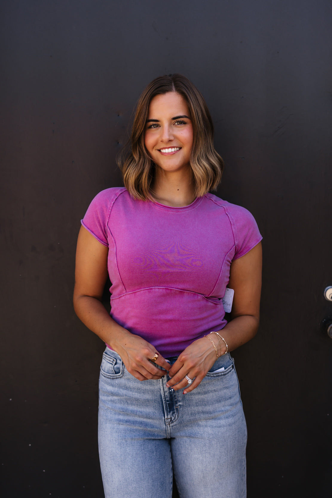 We The Free Protagonist Cropped Cap Sleeve Tee | Vivid Voila