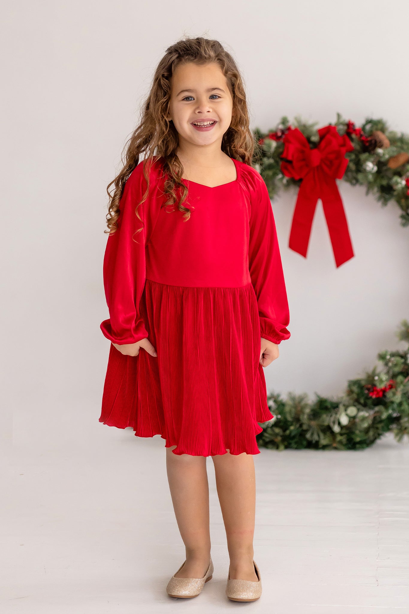 Merry'n Bright Dress | Red