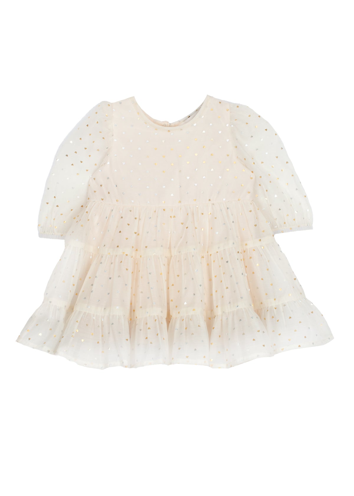 Heart of Gold Dress | White