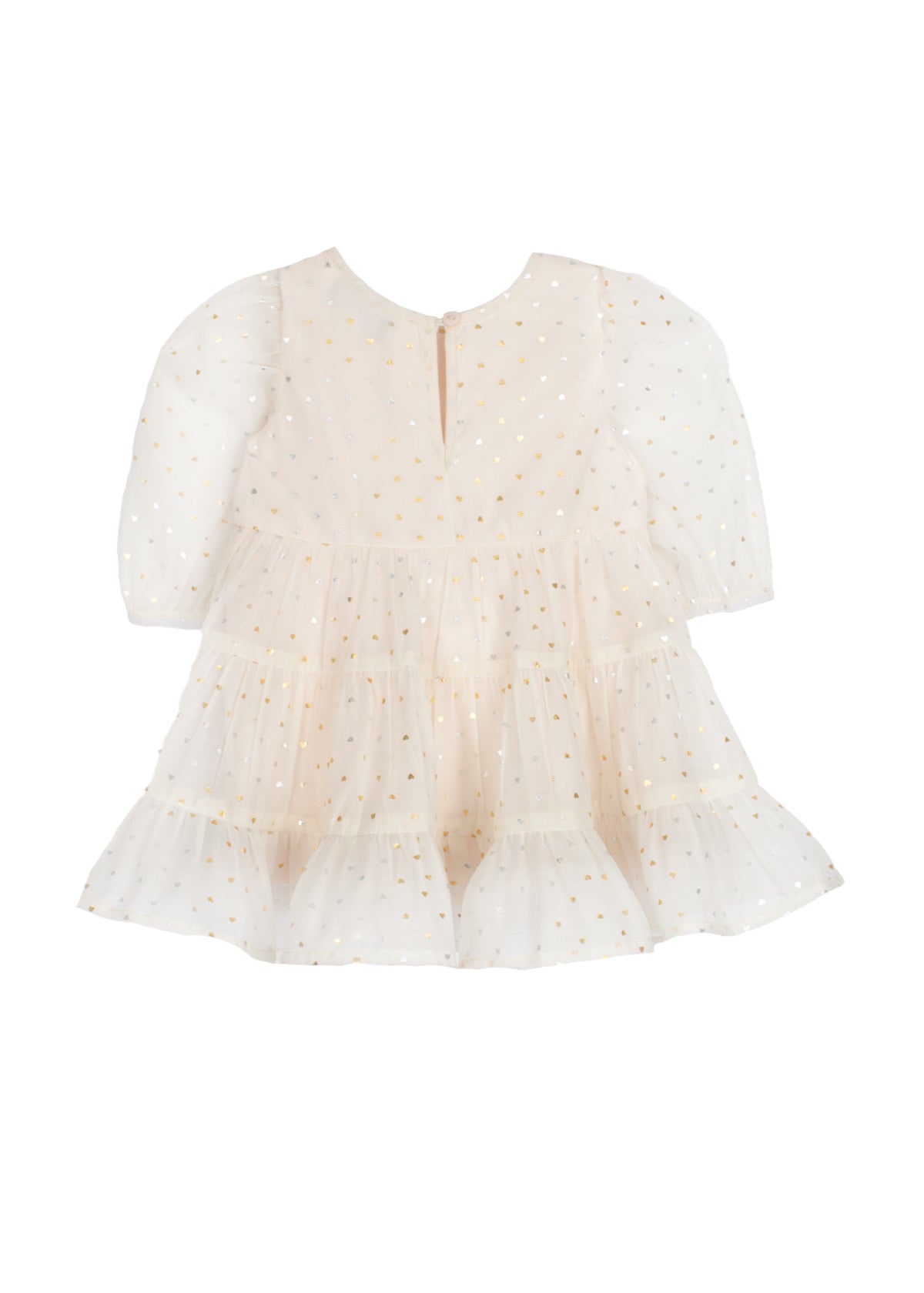 Heart of Gold Dress | White