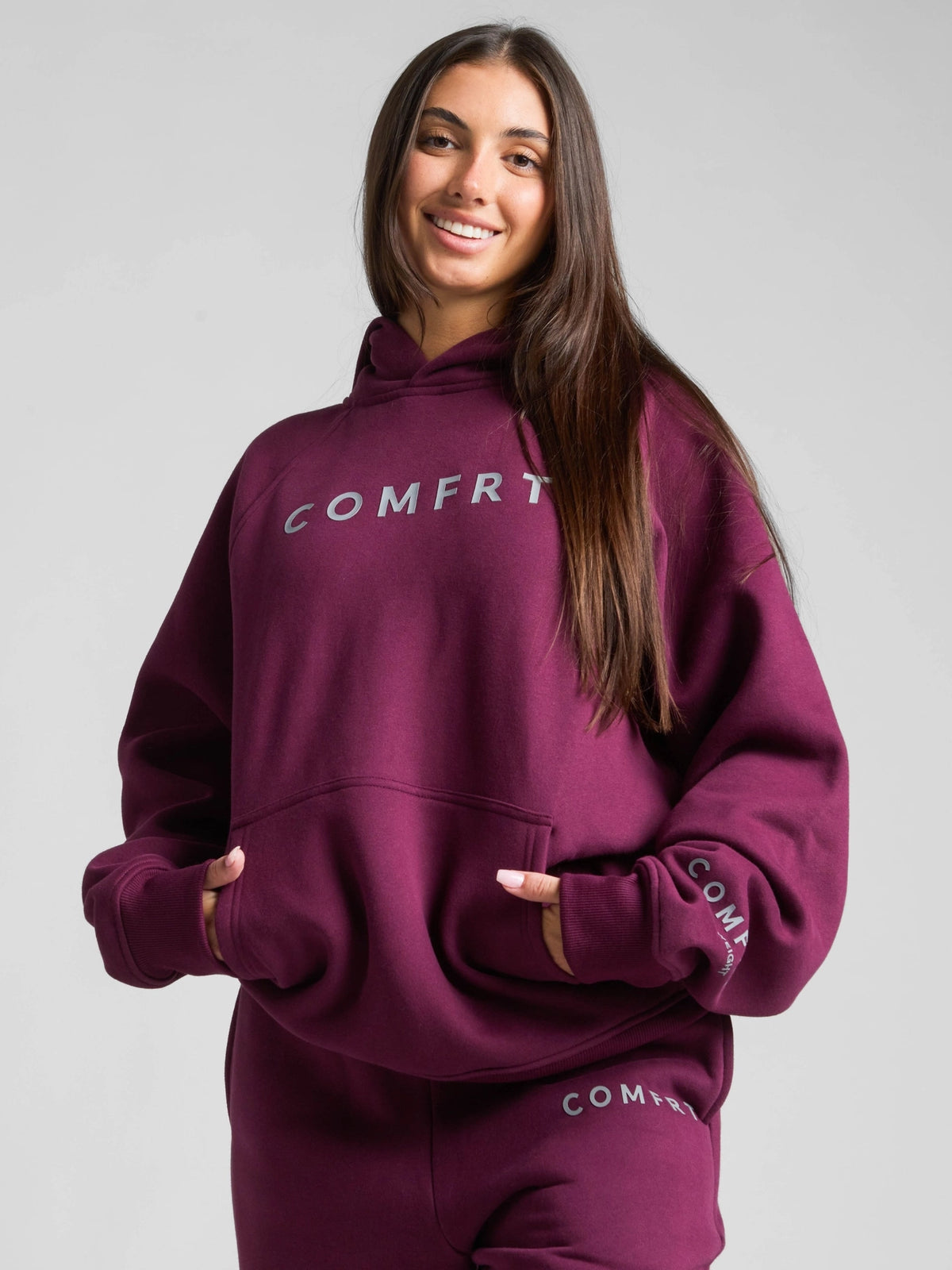 Comfrt Tranquil Hoodie | Plum
